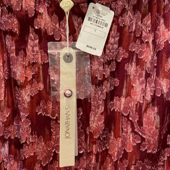 Jonathan Simkhai Red Metallic Dress - Picture 5 of 6